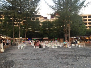 Ao Nang Night Market Outdoor Seating Area